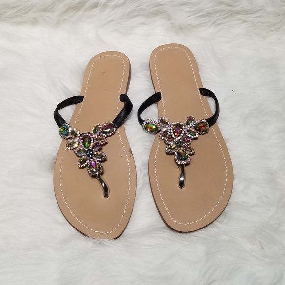 Shoes - Rhinestones Sandals